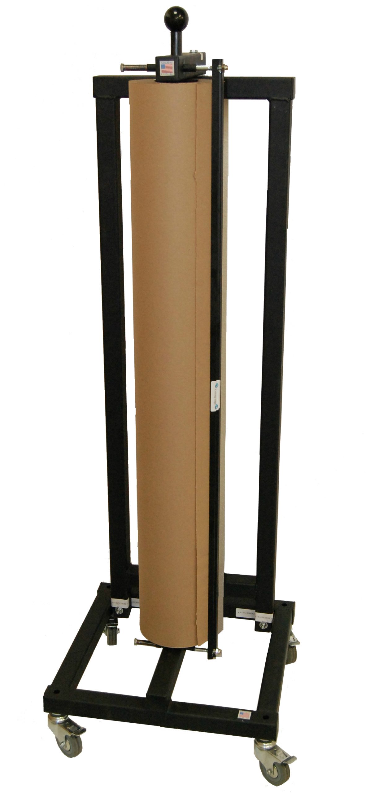 Kraft Paper Dispenser Vertical Paper/Poly Dispenser Fits 60" Roll